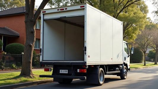Recycle Corp removal truck ready for a same-day pickup on a Sydney street